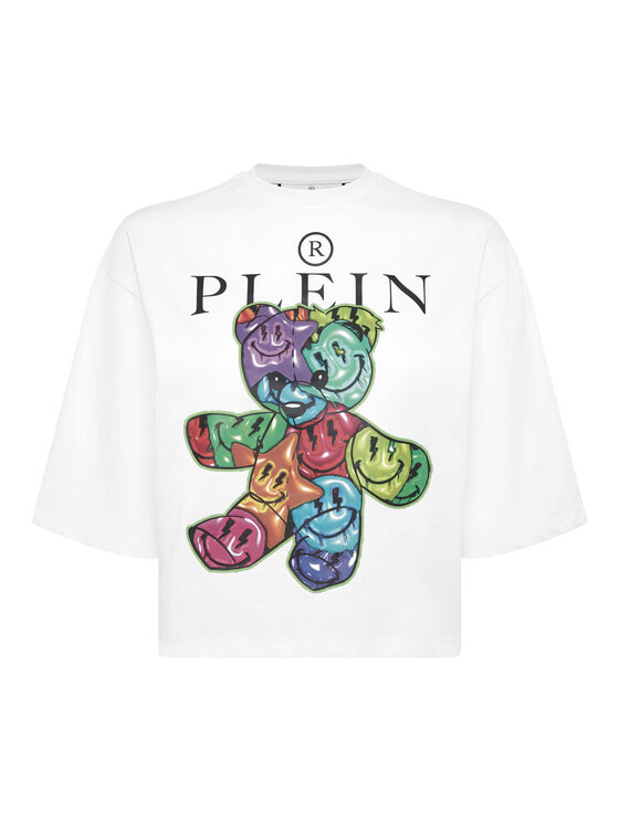 PHILIPP PLEIN PHILIPP PLEIN T-Shirt 25627 Biały Regular Fit