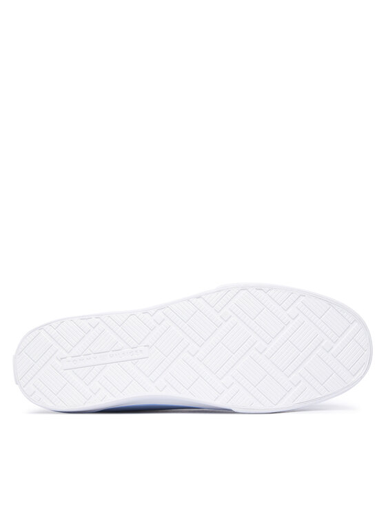 Tommy Hilfiger Tommy Hilfiger Snīkeri Th Chic Low Vulc FW0FW09391 Gaiši zila