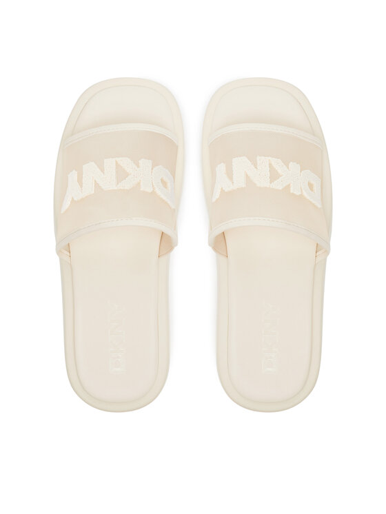 DKNY DKNY Klapki K2500541 Écru
