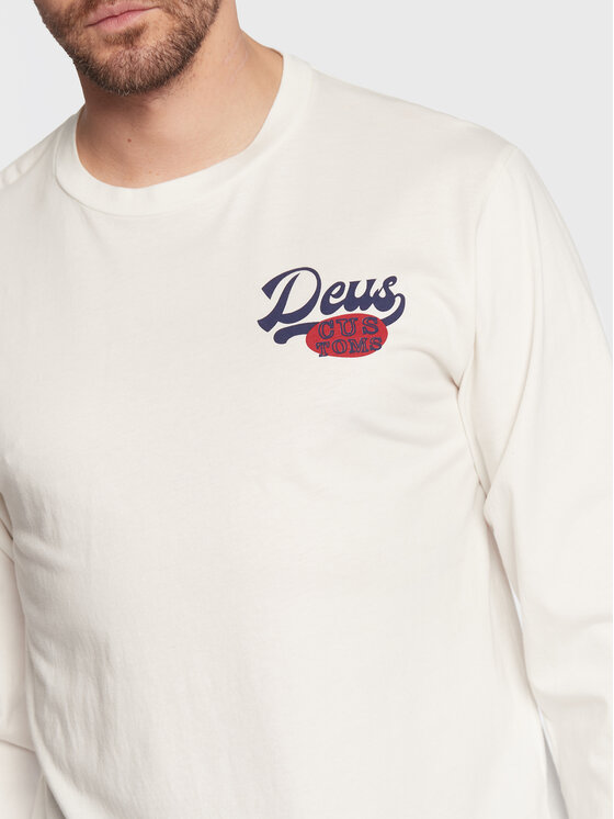 Deus Ex Machina Deus Ex Machina Longsleeve krekls Marigold DMF221379 Balts Regular Fit