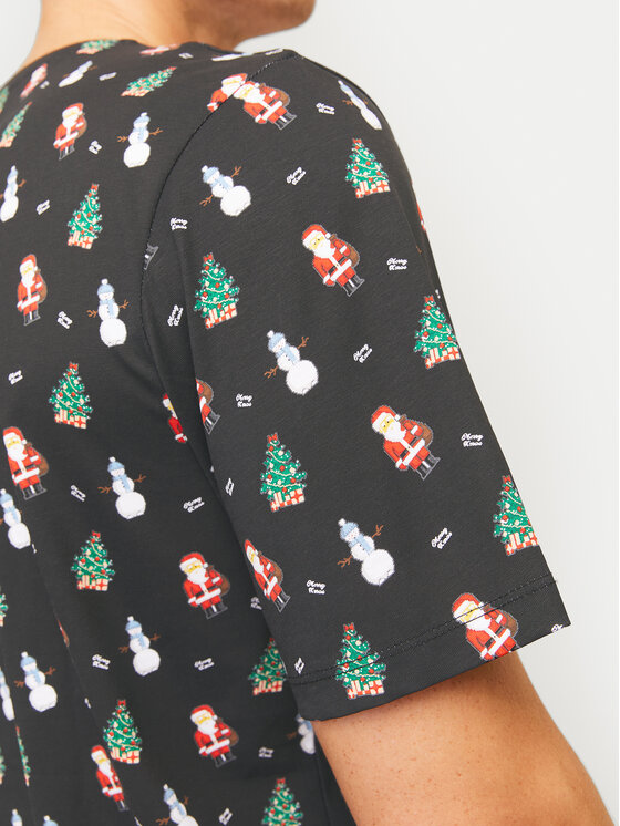Jack&Jones Jack&Jones T-särk Xmas Merry 12265399 Must Standard Fit