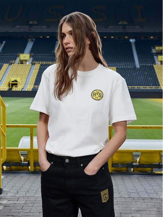 Guess Jeans Guess Jeans T-Shirt 182230 Bílá Classic Fit