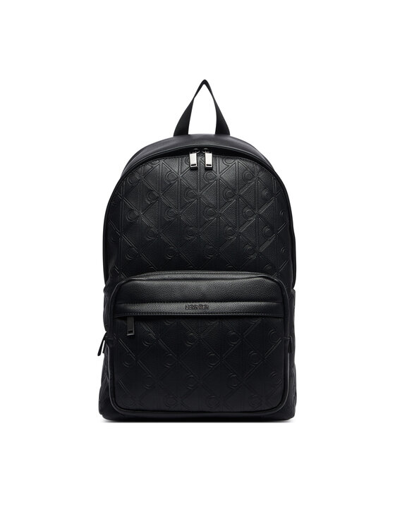 Calvin Klein Calvin Klein Rucsac Emblem Aop Deboss Round Backpack LV04D3560G Negru