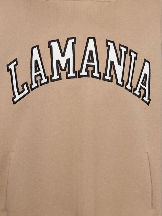 La Mania La Mania Bluza TWIN Beżowy Basic Fit