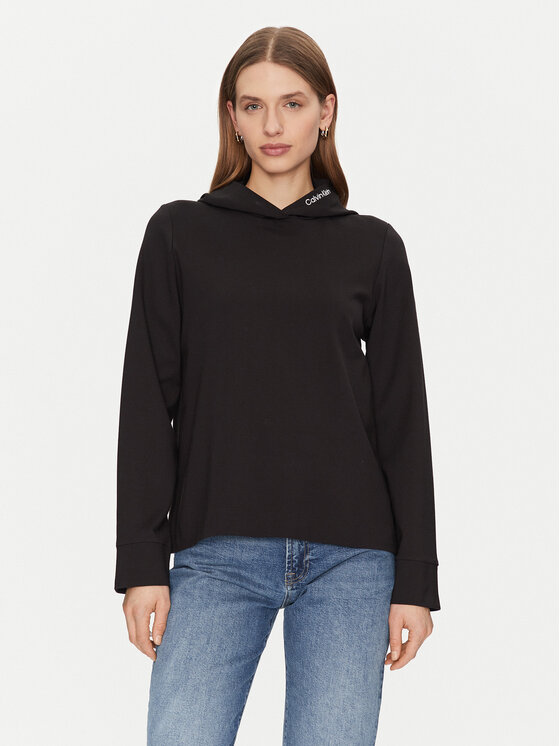 Calvin Klein Jeans Mikina J20J224722 Čierna Regular Fit