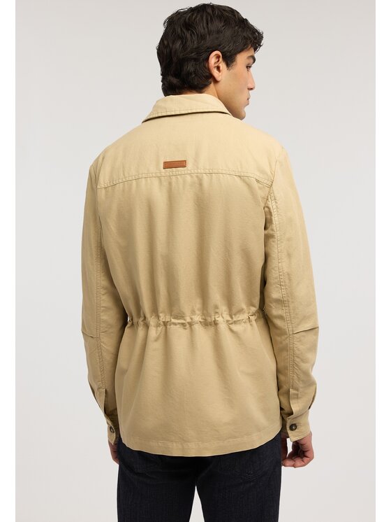 Trussardi Trussardi Płaszcz zimowy R018M000036N012 Kremowy Regular Fit