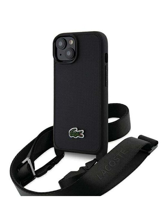 Lacoste Lacoste Etui na telefon Apple iPhone 15 Czarny