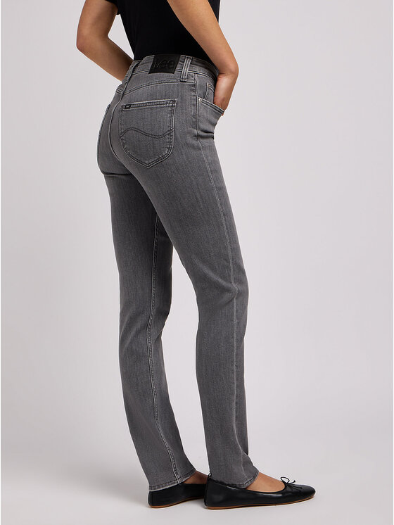 Lee Lee Jeansy ELLY Szary Slim Fit