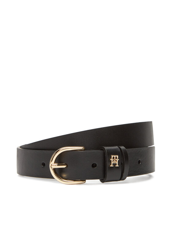 Tommy Hilfiger Tommy Hilfiger Dámský pásek Essential Effortless 2.5 Go AW0AW16836 Černá