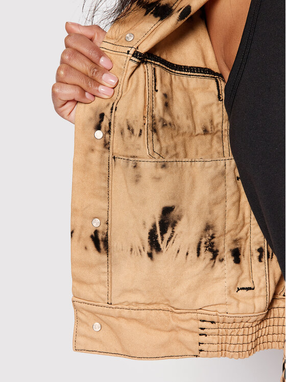 Desigual Desigual Traper jakna Pasadena 22SWED19 Smeđa Oversize