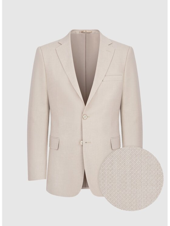 Pako Lorente Pako Lorente Marynarka P24SF-3G-034 Beżowy Slim Fit