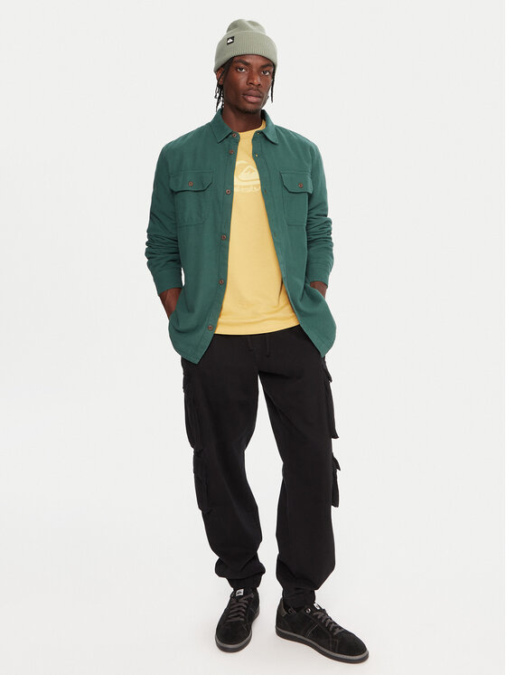 Quiksilver Quiksilver Hemd Husson EQYWT04668 Grün Regular Fit