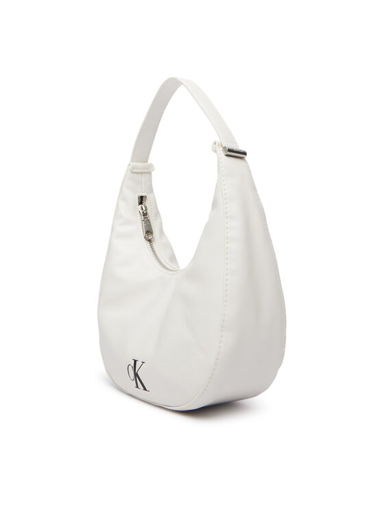 Calvin Klein Calvin Klein Ročna torba Buckle Small Bag LV04F3513G Bela