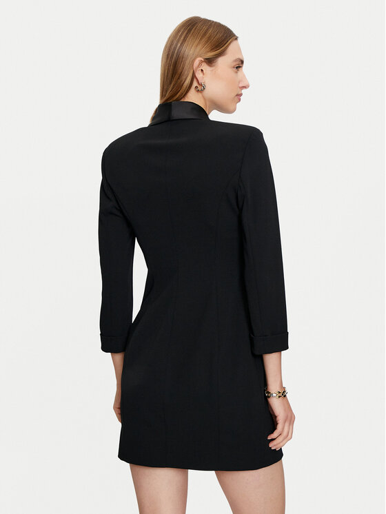 Imperial Imperial Cocktail obleka AFAXIAW Črna Slim Fit