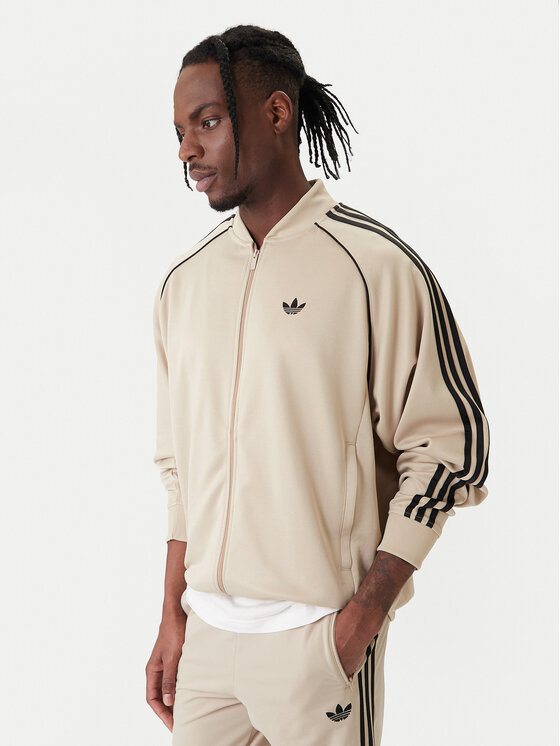adidas Суитшърт adicolor SST Classic KC8524 Бежов Loose Fit
