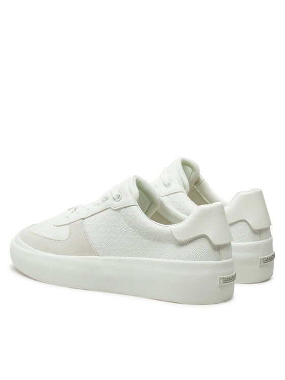Calvin Klein Calvin Klein Sneakersy Vulc Lace Up - Mono HW0HW02293 Biały