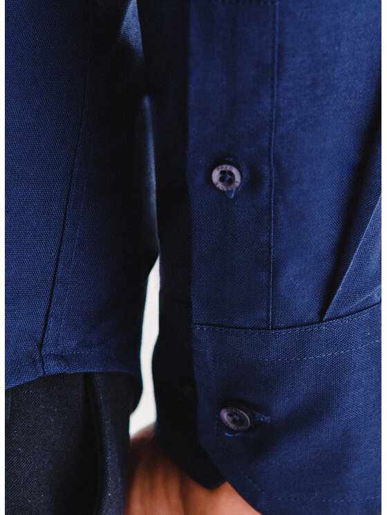 Pako Lorente Pako Lorente Koszula P25WN-1X-053 Granatowy Slim Fit