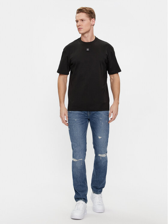 Hugo T-Shirt Dalile 50505201 Schwarz Regular Fit | Modivo.de
