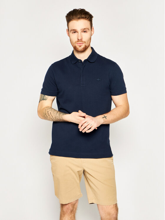 Lacoste Lacoste Polo PH5522 Granatowy Slim Fit