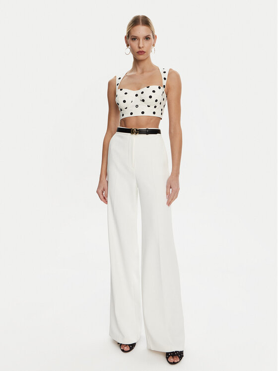 Dolce&Gabbana Dolce&Gabbana Топ F7AA7T FSFNM Білий Regular Fit