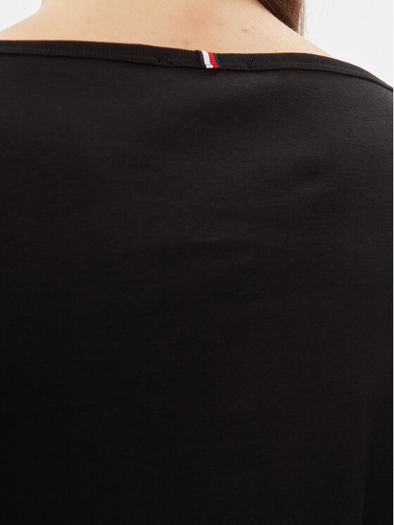 Tommy Hilfiger Tommy Hilfiger Blúz New Cody WW0WW40589 Fekete Slim Fit
