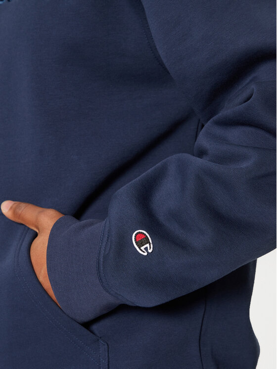 Champion Champion Μπλούζα 220271 Σκούρο μπλε Relaxed Fit