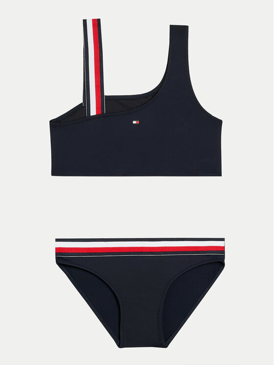 Tommy Hilfiger Tommy Hilfiger Jednodílné plavky UG0UG00724 Tmavomodrá