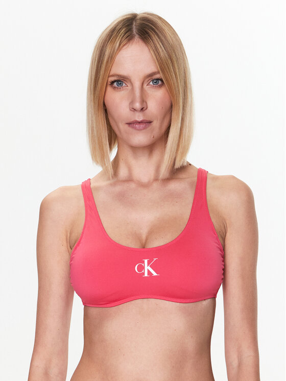 Calvin Klein Swimwear Bikini partea de sus KW0KW01971 Roz