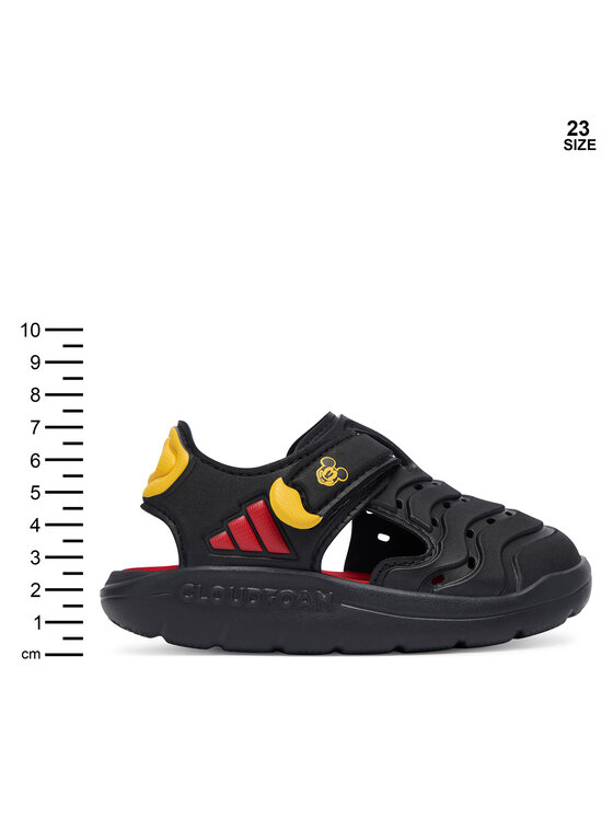adidas adidas Sandały Disney Mickey Mouse JQ4399 Czarny