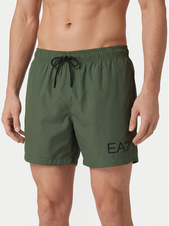 EA7 Emporio Armani EA7 Emporio Armani Pantaloni scurți pentru înot 7M002000 AF13049 M7185 Verde Regular Fit
