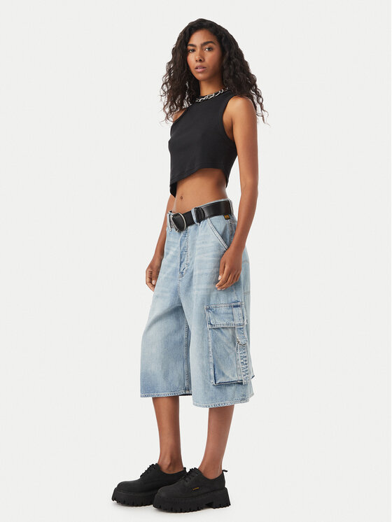 G-Star Raw G-Star Raw Bermuda püksid Patti D29023-D934 Sinine Wide Fit