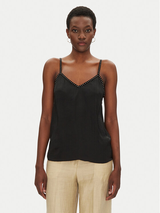 Morgan Morgan Top 251-OSTUD Negru Regular Fit