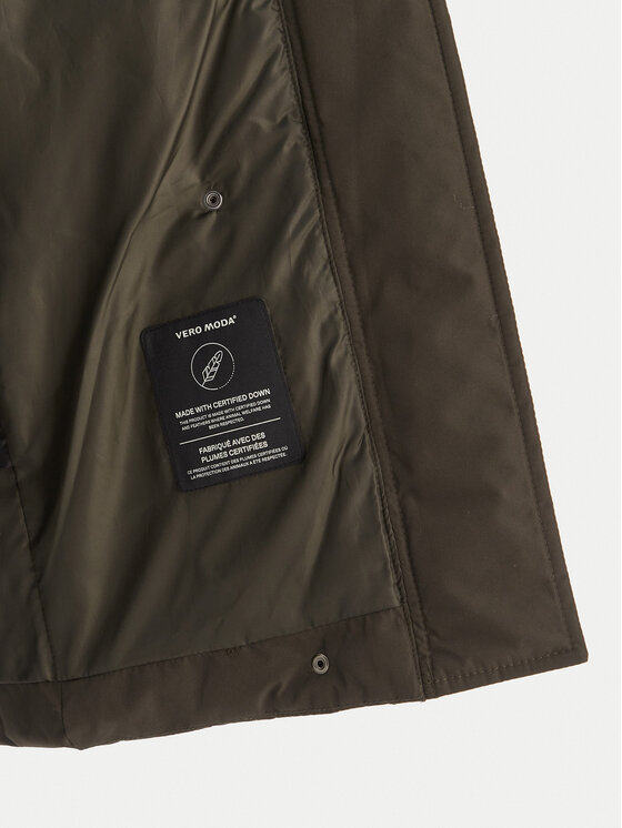 Vero Moda Vero Moda Pūkinė striukė Leonie 10311566 Pilka Regular Fit