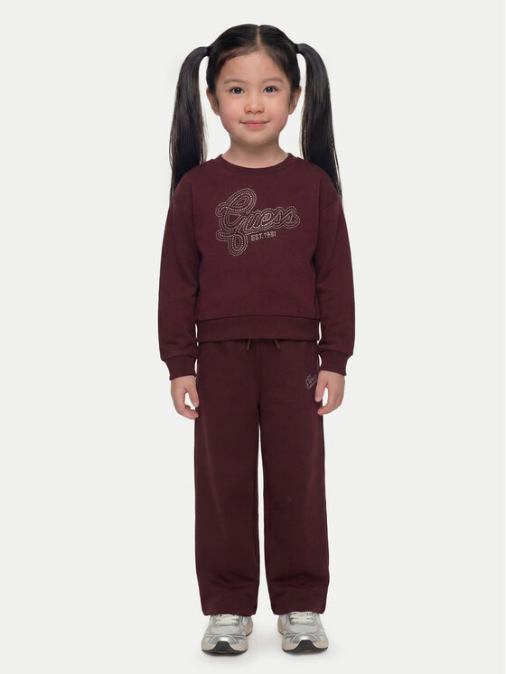 Guess Guess Jopa J6YQ05 K3899 Bordo rdeča Regular Fit