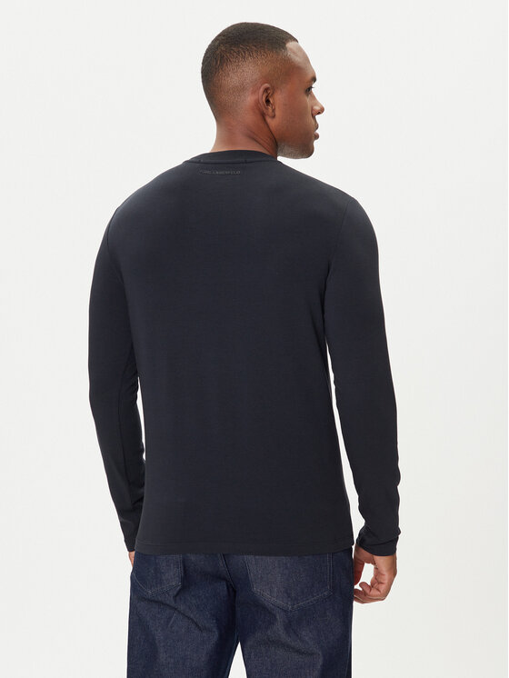 KARL LAGERFELD KARL LAGERFELD Hosszú ujjú 755052 554235 Sötétkék Regular Fit