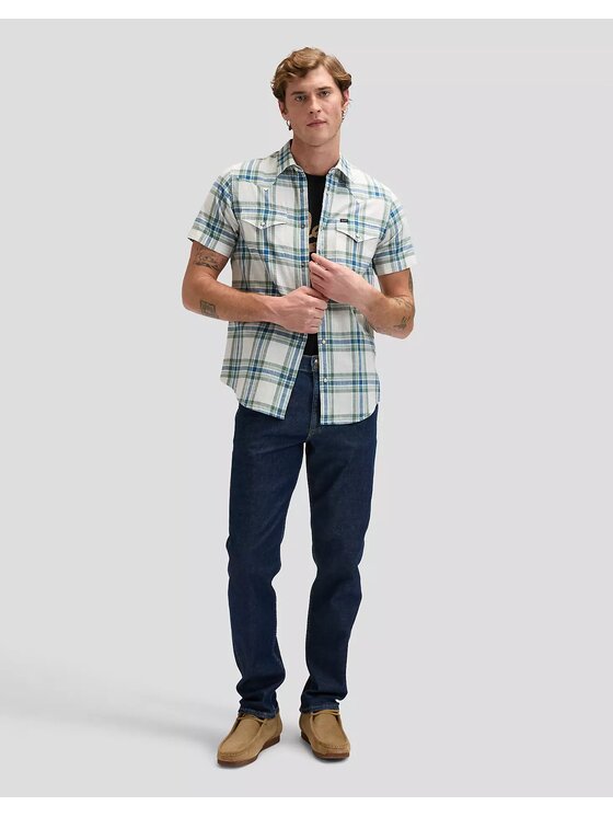 Lee Lee Koszula SS WESTERN SHIRT Kolorowy Regular Fit