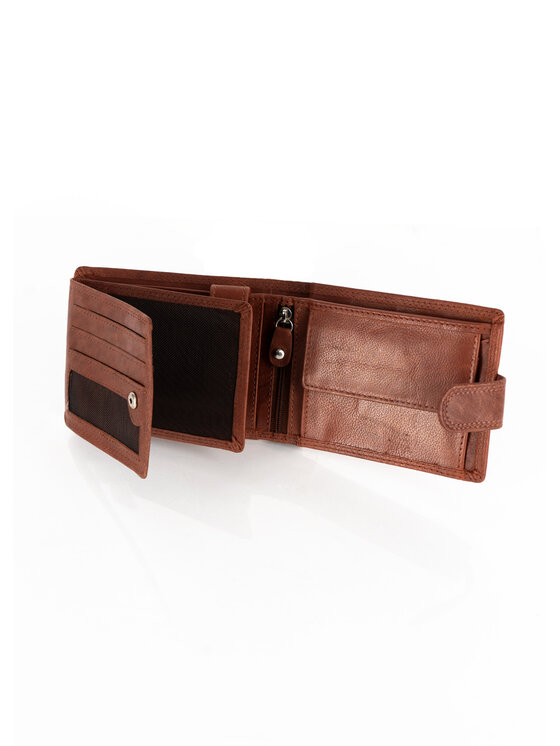 Mustang Mustang Portfel męski DENIMO WALLET Brązowy