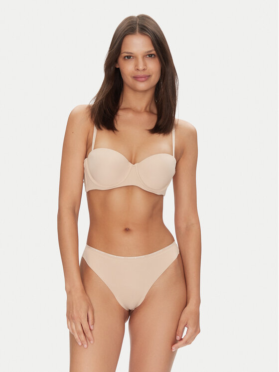 Tommy Hilfiger Tommy Hilfiger Stringid UW0UW05214 Beež