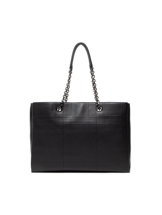 Borsetta Re-Lock Tote Quilt K60K609689 Nero