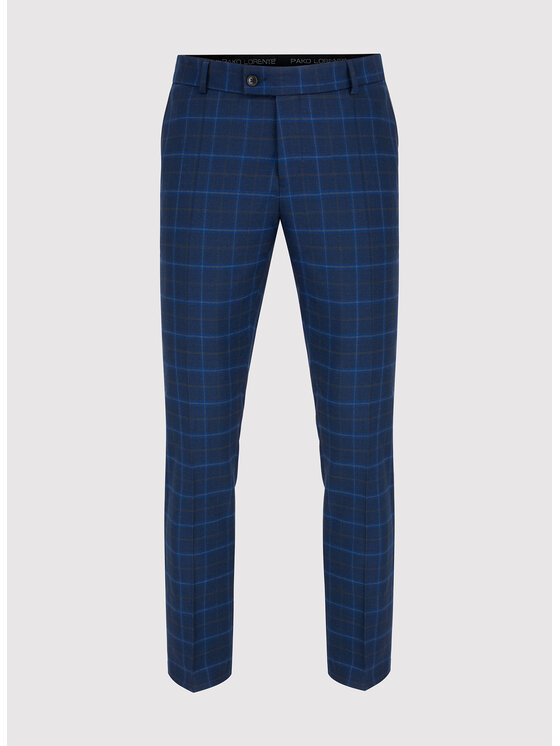 Pako Lorente Pako Lorente Spodnie garniturowe P23SP-6G-019 Granatowy Slim Fit