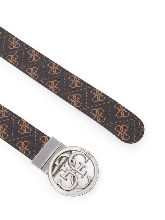 Guess Guess Curea de Damă BM7960 P6435 Maro închis