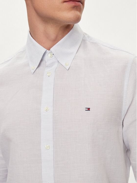 Tommy Hilfiger Tommy Hilfiger Camicia MW0MW34632 Celeste Slim Fit
