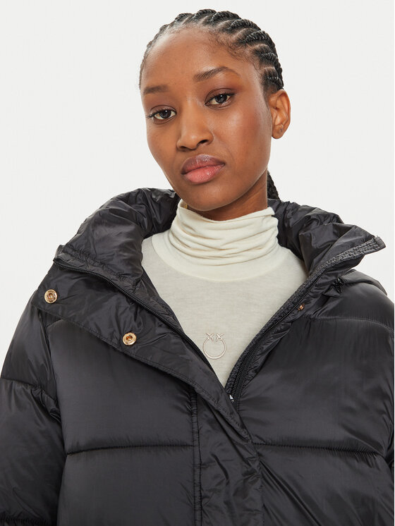TWINSET TWINSET Žieminė striukė 242TP2300 Juoda Loose Fit