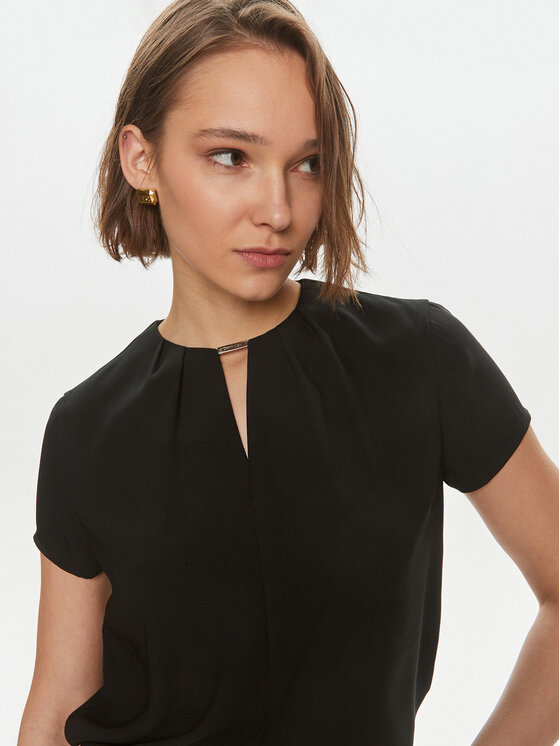 Calvin Klein Calvin Klein Bluzka K20K207062 Czarny Regular Fit