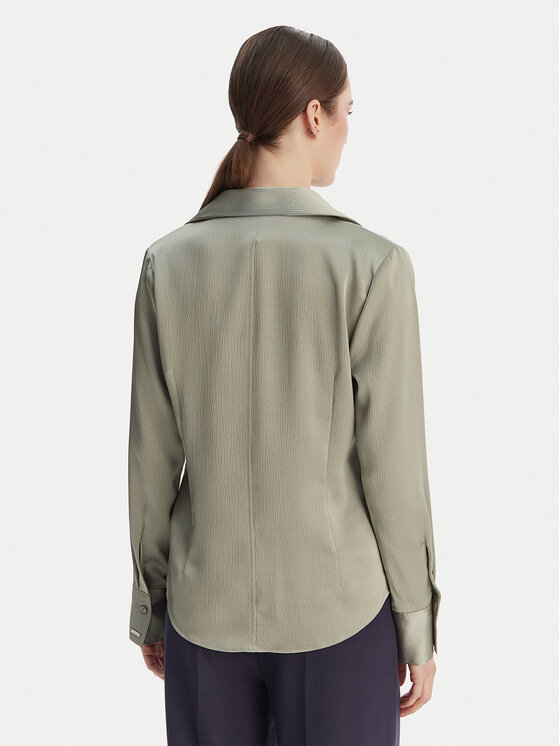 Calvin Klein Calvin Klein Srajca Hammered LV044F129G Bež Regular Fit