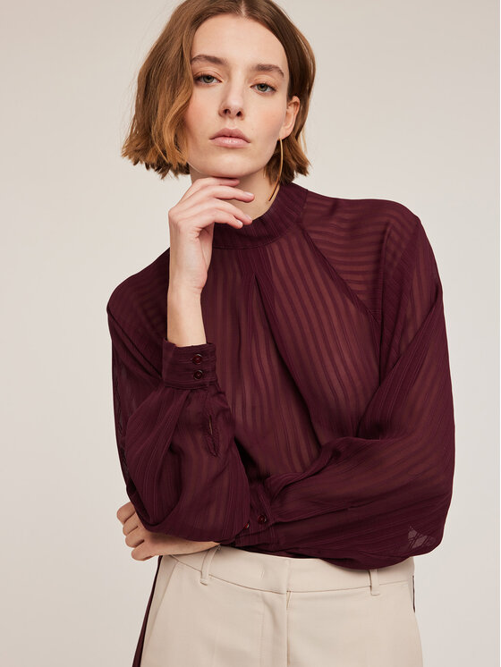 Motivi Motivi Blusa 2769W000690N036 Bordeaux Regular Fit