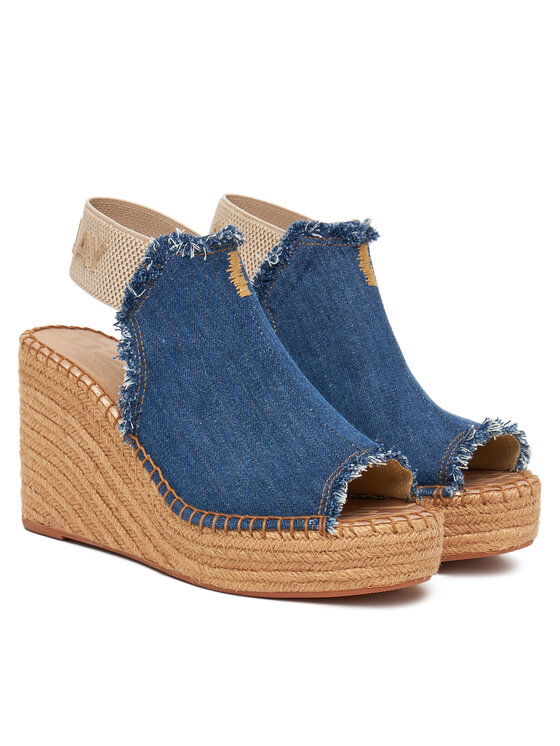 REPLAY REPLAY Sandaalid Jess Tyne Denim Wedge Sandal GWP4G.000.C0036T Sinine