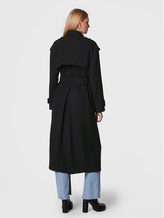 Herskind Herskind Cappotto di lana Astra 4580830 Nero Regular Fit