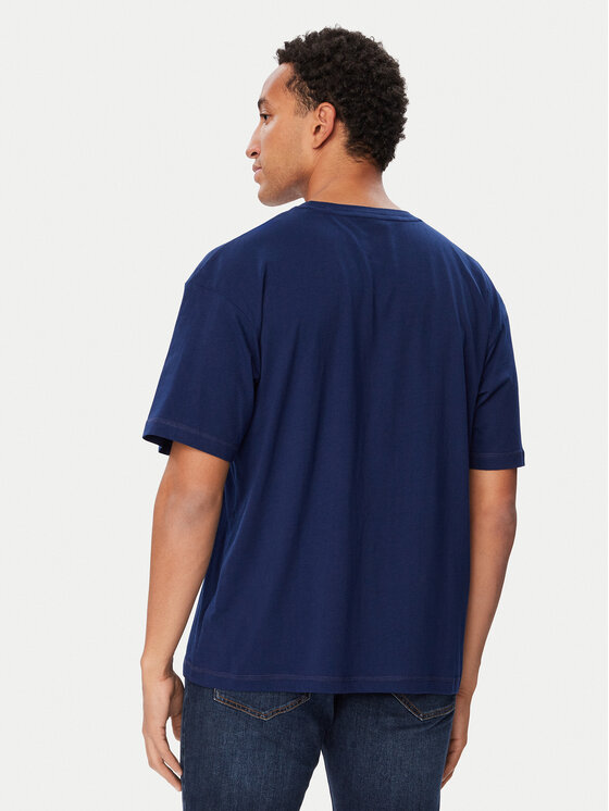 Tommy Hilfiger Tommy Hilfiger Majica UM0UM03685 Modra Regular Fit