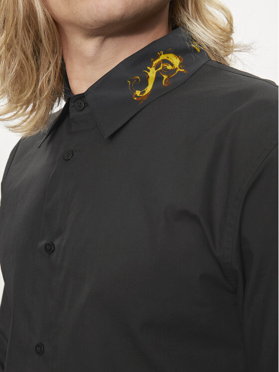 Versace Jeans Couture Versace Jeans Couture Πουκάμισο 76GAL2SW Μαύρο Regular Fit
